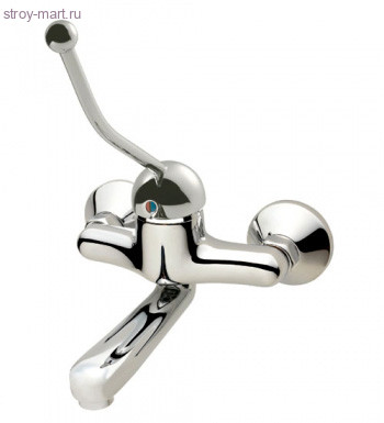 Смеситель одноручный для умывальника Сева Профи хром настенный Vidima ВА097АА хирургический Смеситель одноручный для умывальника Сева Профи хром настенный Vidima ВА097АА хирургический