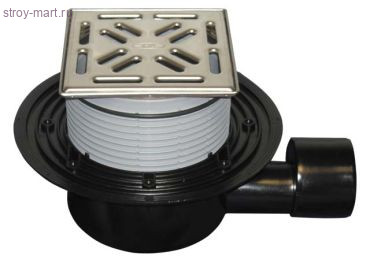 Трап вертикальный Дн 50/75 с решеткой из неж стали крепление Klik-Klak сифон Primus HL 5100Pr Трап вертикальный Дн 50/75 с решеткой из неж стали крепление Klik-Klak сифон Primus HL 5100Pr