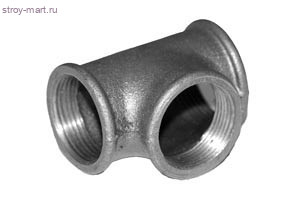 Тройник чугунный (имп.) - Ду32 CDCB0112B20004