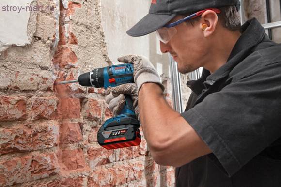 Аккумуляторная ударная дрель-шуруповерт Bosch GSB 18 V-LI Professional - 060186710E Аккумуляторная ударная дрель-шуруповерт Bosch GSB 18 V-LI Professional - 060186710E