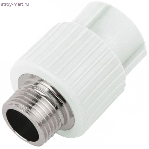 Муфта PP-R комбинированн белый Дн 20х1/2 НР РосТурПласт 10662 - 4640014210383