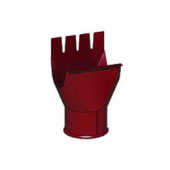 МП, Воронка выпускная, D 125/100 вишня Р363 - С-000071847 МП, Воронка выпускная, D 125/100 вишня Р363 - С-000071847