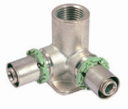 Водорозетка МП латунь Дн 16х1/2х16 пресс H=53мм Comap 747131431 - 027-3568 Водорозетка МП латунь Дн 16х1/2х16 пресс H=53мм Comap 747131431 - 027-3568