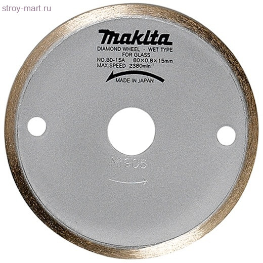 Диск алмазный сплошной,ф85х15мм,д\мокрого реза - A-07179 Диск алмазный сплошной,ф85х15мм,д\мокрого реза - A-07179