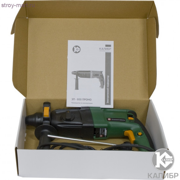 Эл. перфоратор "Калибр ЭП- 800 ПРОМО" Эл. перфоратор "Калибр ЭП- 800 ПРОМО"