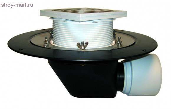 Воронка кровельн вертикальный Дн 75 с листвоул с фланцем HL 62/7 Воронка кровельн вертикальный Дн 75 с листвоул с фланцем HL 62/7