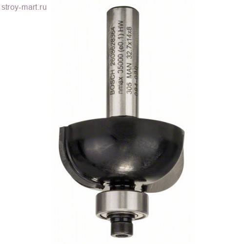 Фреза галтельная Std S8/R10/D32,7/L14 - 2608628364 Фреза галтельная Std S8/R10/D32,7/L14 - 2608628364