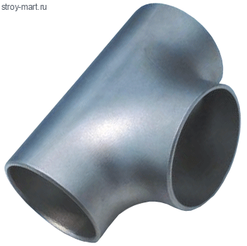 Тройник сталь равнопроходной оц Дн 57х3,0 (Ду 50) под приварку бесшовный ГОСТ 17376-2001 - 027-6255