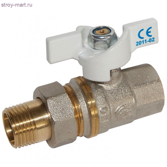 Кран шаровой латунь Faro 1208 Ду 15 ВР/американка бабочка STC 1208 - 4606034047439 Кран шаровой латунь Faro 1208 Ду 15 ВР/американка бабочка STC 1208 - 4606034047439