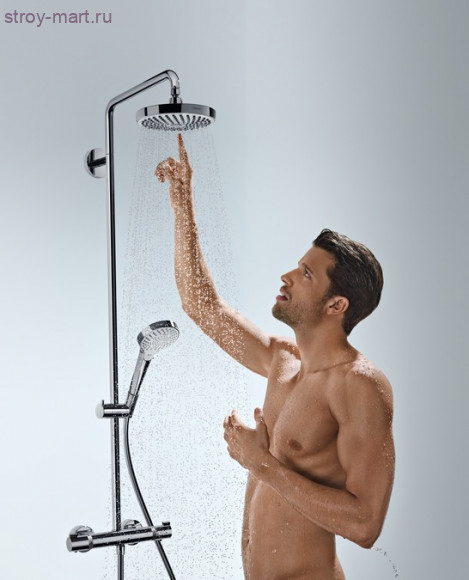 Croma Select S 180 2jet Showerpipe Croma Select S 27253400 Croma Select S 180 2jet Showerpipe Croma Select S 27253400