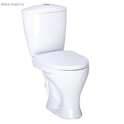 Унитаз-компакт Версия-Комфорт белый нижний подвод косой выпуск в/к кнопка Santeri - 023-2509 Унитаз-компакт Версия-Комфорт белый нижний подвод косой выпуск в/к кнопка Santeri - 023-2509