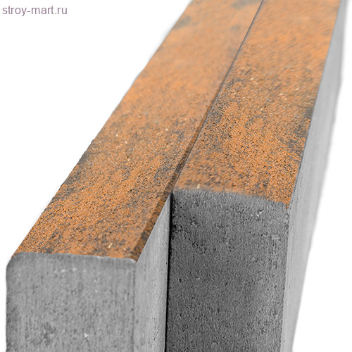 Бордюр тротуарный БР100.20.8. Color MIX тип 5, двухслойный Braer - С-000101436 Бордюр тротуарный БР100.20.8. Color MIX тип 5, двухслойный Braer - С-000101436