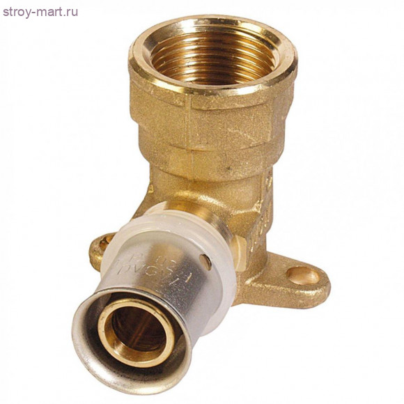 Угольник пресс с внутренней резьбой настенный - (Н=52мм) 20х1/2' Угольник пресс с внутренней резьбой настенный - (Н=52мм) 20х1/2'