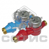 Счетчик холодной и горячей воды с импульсным выходом ТЕПЛОВОДОМЕР - ВСХНд Ду25 Счетчик холодной и горячей воды с импульсным выходом ТЕПЛОВОДОМЕР - ВСХНд Ду25