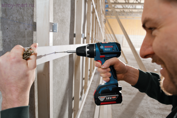 Аккумуляторная дрель-шуруповерт Bosch GSR 18 V-LI Professional - 060186610G Аккумуляторная дрель-шуруповерт Bosch GSR 18 V-LI Professional - 060186610G