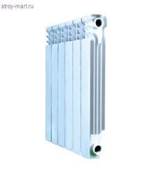 Радиатор алюминий Alpha 500 5 секций Q=189 Вт Ogint - 4606034125458