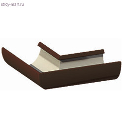 МП Угол желоба универсальный D185, RAL8017 - С-000076229