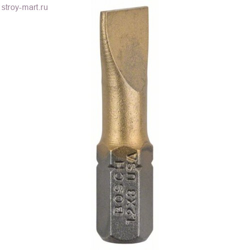 3 БИТ 25ММ S 1.2Х8.0 TIN - 2607001495 3 БИТ 25ММ S 1.2Х8.0 TIN - 2607001495