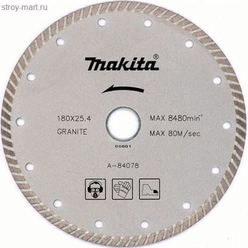 Диск алмазный рифленый Turbo,ф115х22.23х2мм,д\бетона,мрамора - A-84056 Диск алмазный рифленый Turbo,ф115х22.23х2мм,д\бетона,мрамора - A-84056