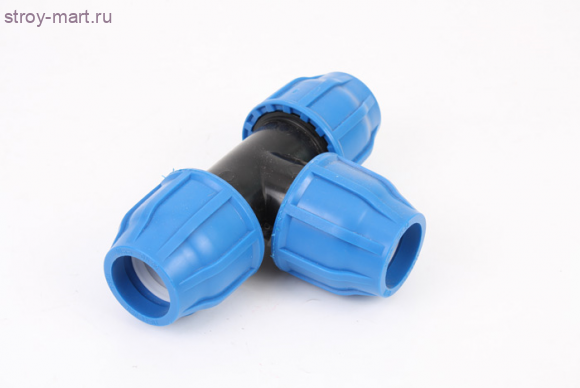 Тройник ПЭ Дн 25 компресс РосТурПласт 14699