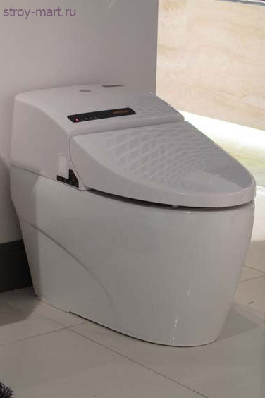 Унитаз напольный с электронной крышкой модель ZN-003 Унитаз напольный с электронной крышкой модель ZN-003