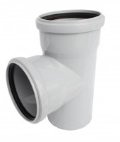 Тройник PP-H серый Дн 110х50х87 б/нап в комплекте РосТурПласт 11435 Тройник PP-H серый Дн 110х50х87 б/нап в комплекте РосТурПласт 11435