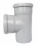 Тройник PP-H серый Дн 110х50х87 б/нап в комплекте РосТурПласт 11435