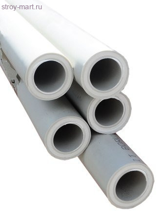 Труба PP-RGF арм.стекл бел Дн32х5.4 PN25 T<95C L=2м - 033-1872