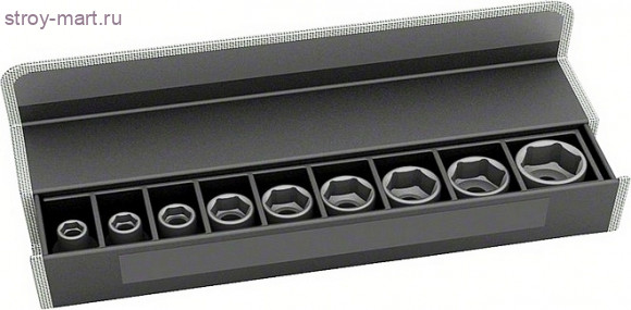 Набор 7 ударных головок 19-36мм,3/4,50-56мм - 2608551103