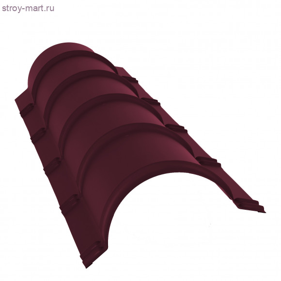 Планка конька полукруглого, L-2 м, Velur20 - С-000112687 Планка конька полукруглого, L-2 м, Velur20 - С-000112687