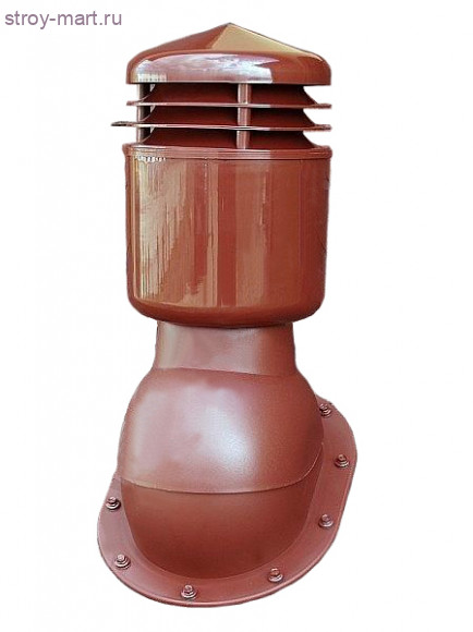 К-24 Вент. выход изолированный d=110 мм h=495мм с проход. эл-том для кровли из ГЧ (готовой) коричн. - С-000091734 К-24 Вент. выход изолированный d=110 мм h=495мм с проход. эл-том для кровли из ГЧ (готовой) коричн. - С-000091734