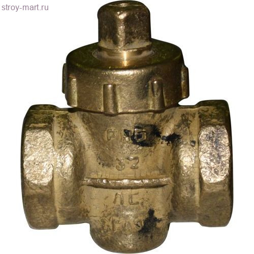 Кран конусный проходной сальниковый муфтовый латунный 11Б6бк Ду40 Кран конусный проходной сальниковый муфтовый латунный 11Б6бк Ду40
