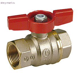 Кран шаровой латунь R951 Ду 25 ВР/ВР полный проход бабочка Giacomini R951X025 Кран шаровой латунь R951 Ду 25 ВР/ВР полный проход бабочка Giacomini R951X025