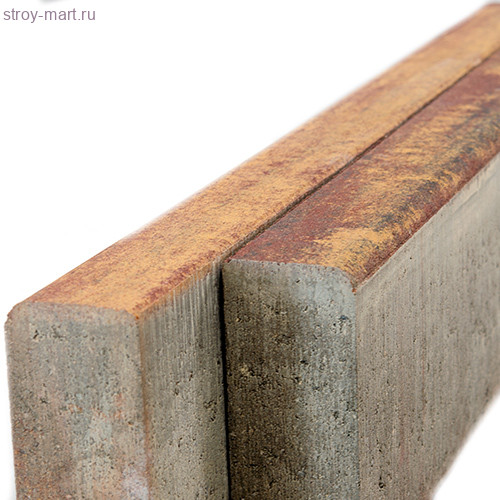 Бордюр тротуарный БР100.20.8. Color MIX тип 3, двухслойный Braer - С-000101435 Бордюр тротуарный БР100.20.8. Color MIX тип 3, двухслойный Braer - С-000101435