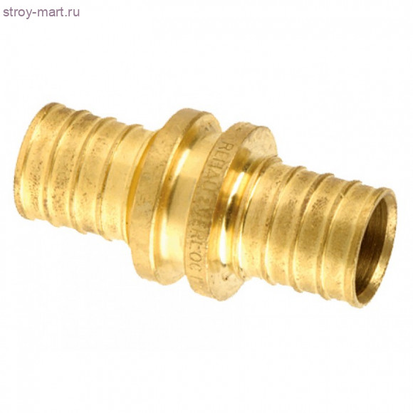 Муфта равносторонняя под надвижную гильзу латунная - 16х16 (2,2)