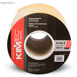Уплотнитель Е-профиль, белый, 150м. (6 шт./уп) «KIM TEC» - С-000091098 Уплотнитель Е-профиль, белый, 150м. (6 шт./уп) «KIM TEC» - С-000091098