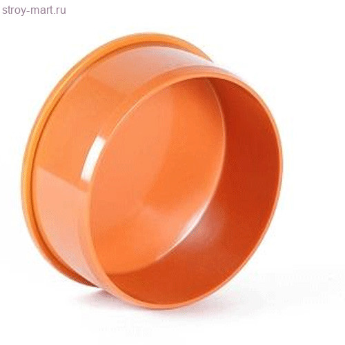 Заглушка канализационная - коричневая НПВХ Дн250 Заглушка канализационная - коричневая НПВХ Дн250