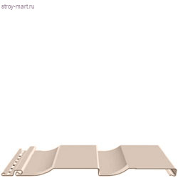 Сайдинг Docke D4,5D (крем-брюле), 3660 мм 0,85 кв. м (20 шт./уп.) - С-000056558 Сайдинг Docke D4,5D (крем-брюле), 3660 мм 0,85 кв. м (20 шт./уп.) - С-000056558