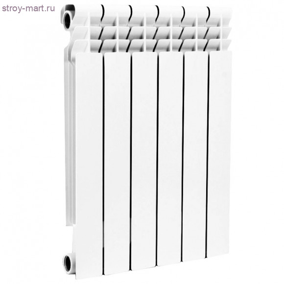 Радиатор алюминий Alpha 500 6 секций Q=189 Вт Ogint - 4606034125465