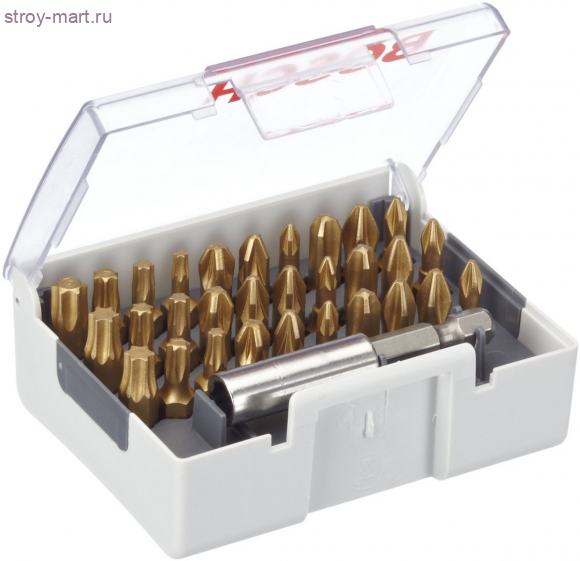 30 БИТ 25ММ PH/PZ/T TIN + УНИВЕР. ДЕРЖ. - 2607001934 30 БИТ 25ММ PH/PZ/T TIN + УНИВЕР. ДЕРЖ. - 2607001934