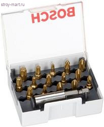 16 БИТ 25ММ PH/PZ/T TIN SET + УН. ДЕРЖ. - 2607001930 16 БИТ 25ММ PH/PZ/T TIN SET + УН. ДЕРЖ. - 2607001930