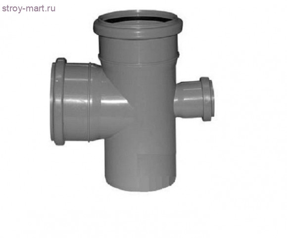 Крестовина PP-H серый Дн 50х50х50х45° б/нап в комплекте - 4606034160831 Крестовина PP-H серый Дн 50х50х50х45° б/нап в комплекте - 4606034160831