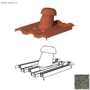 Вентиляционный выход G110 (пластик) Gerard (Forest Green 311) - С-000115643 Вентиляционный выход G110 (пластик) Gerard (Forest Green 311) - С-000115643