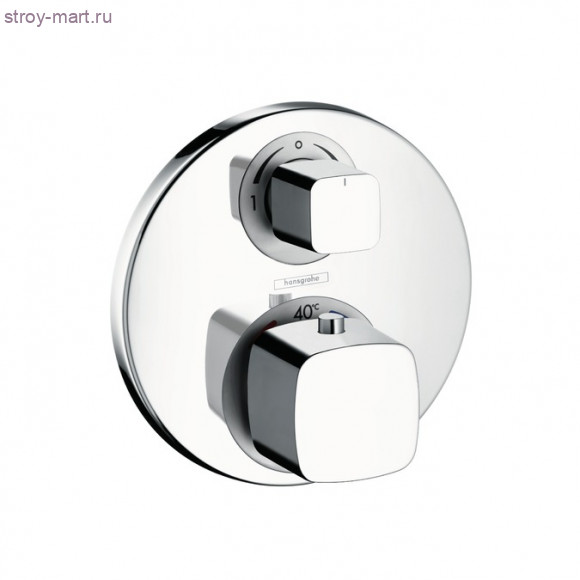 Термостат с запорным/переключающим вентилем Ecostat E, СМ Metris 31573000 Термостат с запорным/переключающим вентилем Ecostat E, СМ Metris 31573000