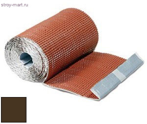 Гофрированная лента для примыканий F2 280х5000мм, алюм., коричневый - С-000115958 Гофрированная лента для примыканий F2 280х5000мм, алюм., коричневый - С-000115958