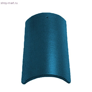 Браас Франкфуртская коньковая черепица с зажимом (1шт) синий (2,5 шт/м.п.) - С-000116144 Браас Франкфуртская коньковая черепица с зажимом (1шт) синий (2,5 шт/м.п.) - С-000116144