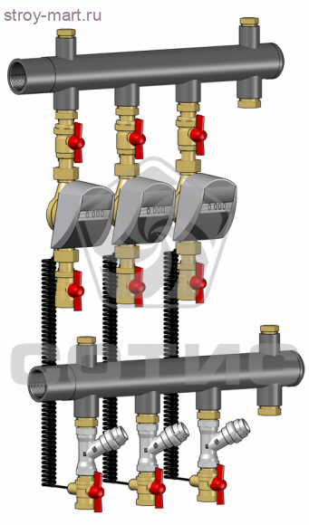 Модуль коллекторный этажного узла учета тепловой энергии с ручной балансировкой МКТ100-4000(5000) РБ СОТИС-Unit - МКТ100-5007-15 РБ (ТА) Модуль коллекторный этажного узла учета тепловой энергии с ручной балансировкой МКТ100-4000(5000) РБ СОТИС-Unit - МКТ100-5007-15 РБ (ТА)
