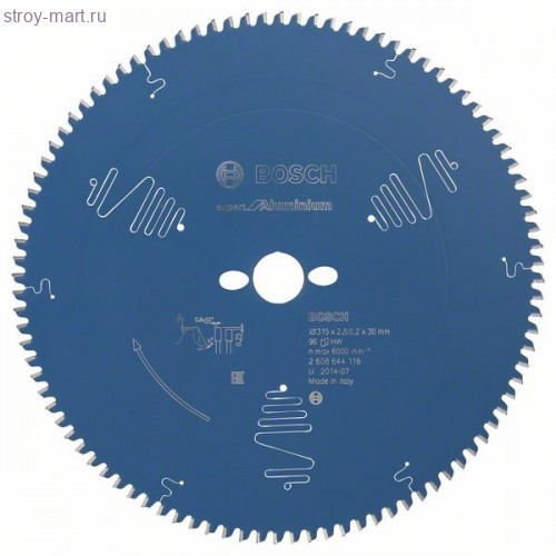 Цирк диск Expert for Aluminium 315x30x2.8/2x96T - 2608644116 Цирк диск Expert for Aluminium 315x30x2.8/2x96T - 2608644116