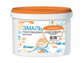 Эмаль акриловая для наруж. / внутр. работ супербелая полуглянцевая «Оптимист» 10 кг Е305 - С-000113801
