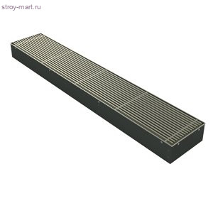 Конвектор внутрипольный с принудительной конвекцией EKQ 6342 Вт 380х150х2000 с решёткой из алюминия роликовая ELSEN EKQ.380.150.2000 Конвектор внутрипольный с принудительной конвекцией EKQ 6342 Вт 380х150х2000 с решёткой из алюминия роликовая ELSEN EKQ.380.150.2000